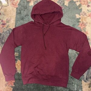 Men's Burgundy Hoodie size small